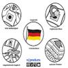 rs-products | 10 Vacuum Cleaner Bags Compatible with ROSSMANN R 020 / R020 and SIEMENS VS 5 KA00–VS 63A00 view 2