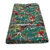 Turquoise Handmade Kantha Bird-Print Bedspread view 1
