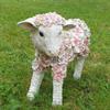 Fachhandel Plus Garden Figure with Flowers, Large Standing Sheep view 2