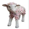 Fachhandel Plus Garden Figure with Flowers, Large Standing Sheep view 4