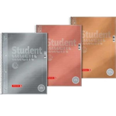 BRUNNEN A4 College Pad, Ruling 27, Metallic