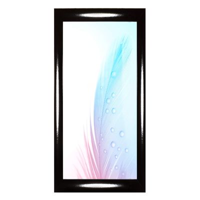 Duisburger-Rahmen24 DR35 Custom Picture Frame 43 x 147 cm, High-Gloss Black