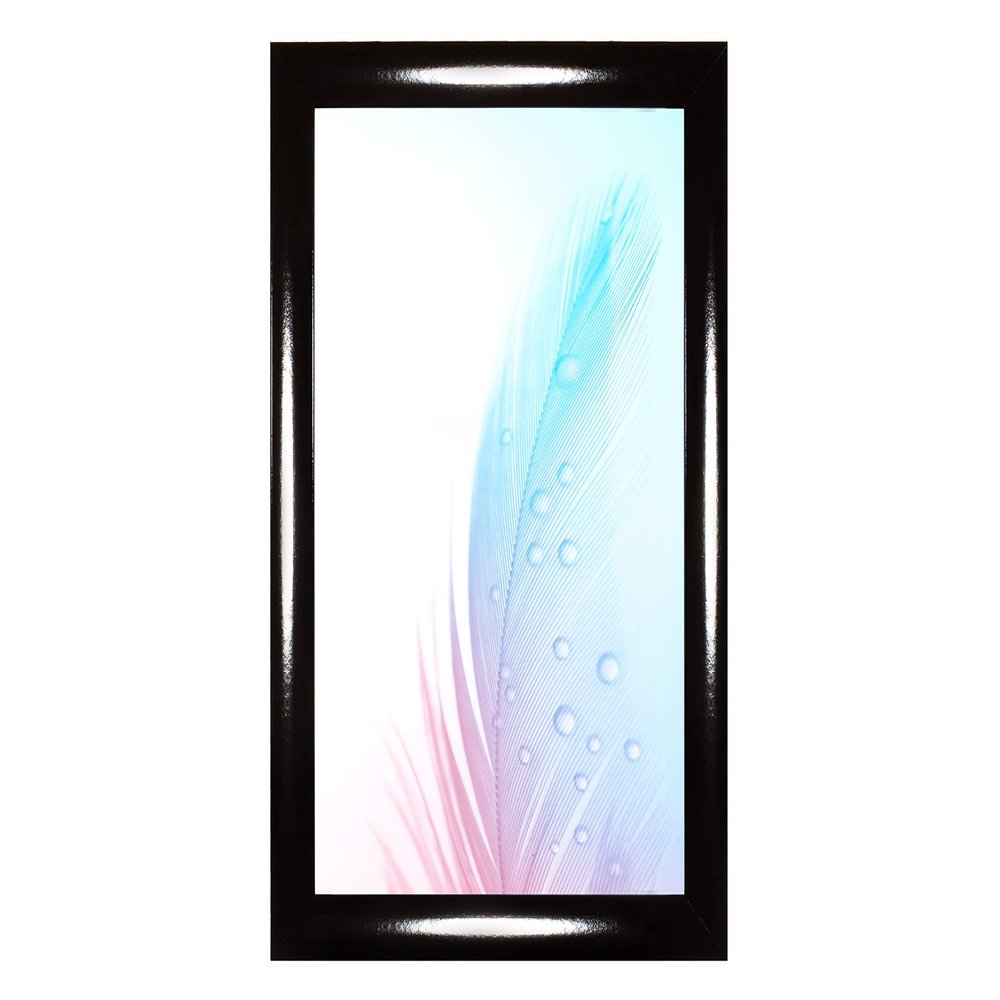 Duisburger-Rahmen24 DR35 Custom Picture Frame 43 x 147 cm, High-Gloss Black