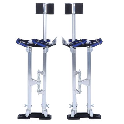 Adjustable Heavy-Duty Stilts, 24–40 in., Silver