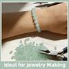 JM Design Green Moonstone Smooth Round Beads, 8 mm, 39.4 cm Strand view 2