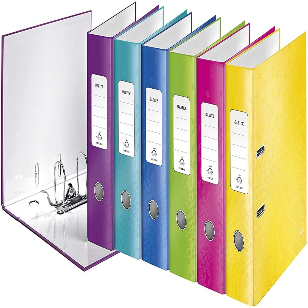 WOW A4 Quality Binders (6 Colors), All Colors Except White