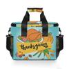 MONTOJ Thanksgiving Dinner Painting Tote Cooler Bag, Insulated Lunch Bag for Women and Men, 15L view 2
