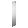 ck-Türbeschläge Renovation Set, Long Backplate Q, V2A Brushed Stainless Steel, 250 × 55 × 2 mm, Shine, BB view 2