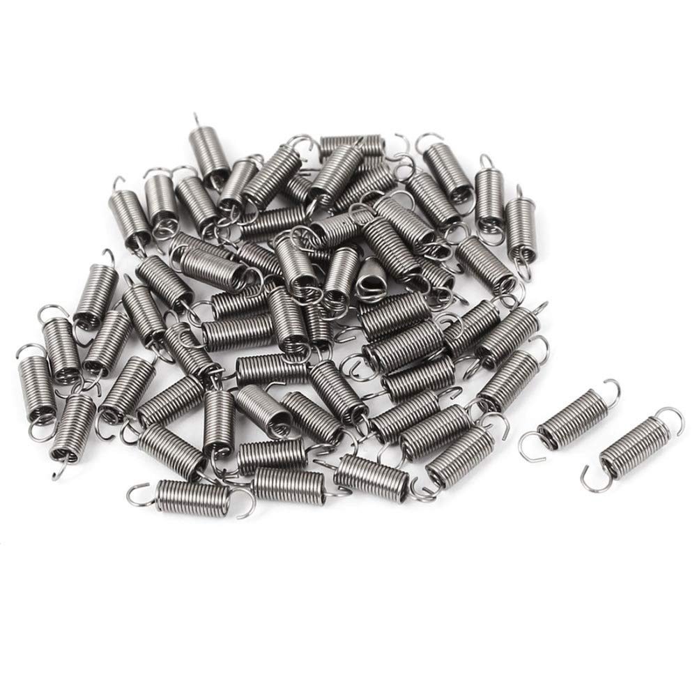LITAO-XIE Lt-Spring 66-Piece 304 Stainless Steel Extension Springs, 0.4 x 3 x 12 mm