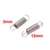 LITAO-XIE Lt-Spring 66-Piece 304 Stainless Steel Extension Springs, 0.4 x 3 x 12 mm view 2