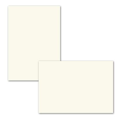 700 Insert Sheets for B6 Folded Cards, Cream White, 123 x 174 mm, Unscored