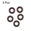 Sourcing Map 5-Pack FKM Fluororubber O-Rings, 12 mm OD × 6 mm ID × 3 mm view 2