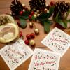 Five Star Tis The Season 100% Cotton Christmas Cocktail Napkins, 50 per Roll, 11.4 x 11.4 cm, White view 2