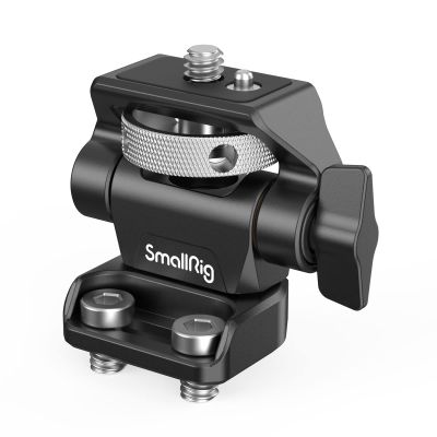 SMALLRIG Camera Monitor Mount, 360° Swivel and 180° Tilt, Adjustable 1/4"-20 Mount for 5" and 7" Monitors - 2904B