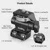 SMALLRIG Camera Monitor Mount, 360° Swivel and 180° Tilt, Adjustable 1/4"-20 Mount for 5" and 7" Monitors - 2904B view 2