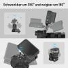 SMALLRIG Camera Monitor Mount, 360° Swivel and 180° Tilt, Adjustable 1/4"-20 Mount for 5" and 7" Monitors - 2904B view 3