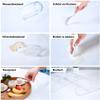 ANRO Transparent Washable PVC Table Cover, 2 mm, 110 x 135 cm view 4
