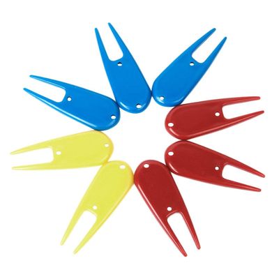 Inzopo 8-Piece Plastic Golf Pitchfork Set, Random Color
