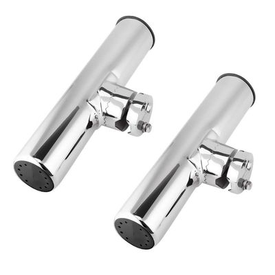 Inzopo 2-Piece 316 Stainless Steel Boat Fishing Rod Holder Set for 19–25 mm Rails