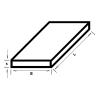 Aluminum Plate | 40 mm Thick | 150 × 25 mm Cut-to-Size view 2