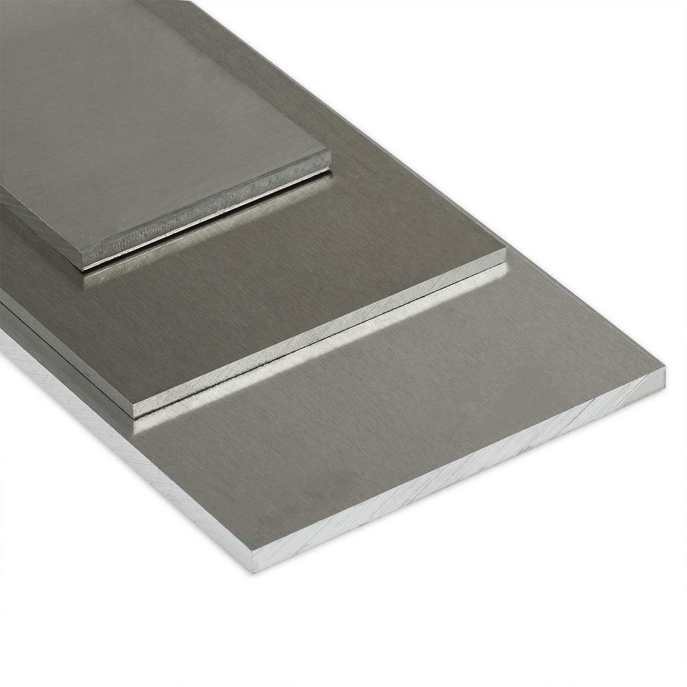 Aluminum Plate, 40 mm Thick, 75 × 25 mm Cut-to-Size