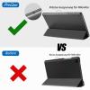 ProCase Case for Galaxy Tab A7 10.4 (2020), Tri-Fold Smart Cover with Frosted Back, Black view 2