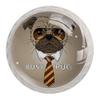 Cool Pug Face with Sunglasses Cabinet Knob view 1