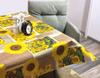PVC Tablecloth Sunny 2, Washable Oilcloth, Yellow-Brown Sunflower, 140 x 100 cm view 2