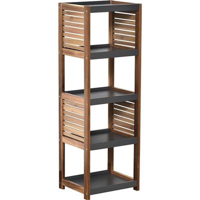 Tendance - Furniture with 5 Shelves, Acacia and MDF - Element