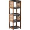 Tendance - Furniture with 5 Shelves, Acacia and MDF - Element view 1
