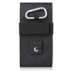 Dual-Layer Belt-Clip Loop Holster Phone Pouch with Card Slot for Samsung Galaxy S24 Ultra, S23 Ultra, S20 Ultra, S20 FE, S23+, S24+, A14, A54, A52s, A23, A22, A04, A03S, M22 (Black) view 3
