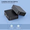 Bluetooth 5.0 Hi-Fi Transmitter and Receiver Adapter with Optical/AUX Streaming, Black view 2