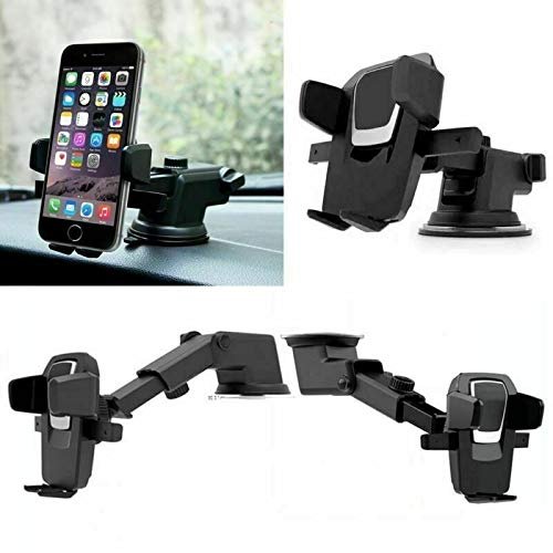 Riloer Universal 360° Rotating Windshield Mount for Phones and GPS