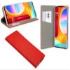 cofi1453 Book-Style Wallet Case for LG Velvet, Red view 1
