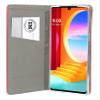 cofi1453 Book-Style Wallet Case for LG Velvet, Red view 2