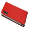 cofi1453 Book-Style Wallet Case for LG Velvet, Red view 3