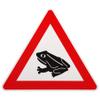 Original Traffic Sign 101-14 Amphibian Migration, Right-Side Installation, 900 mm, RA1 view 1
