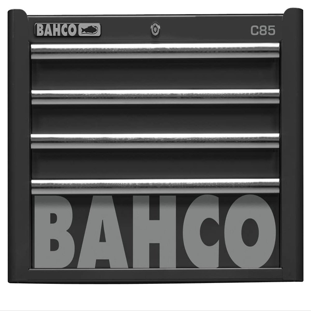 Bahco Stainless Steel Tool Cabinet, Chest Type, 4 Drawers, 417 x 677 x 677 mm