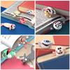 Animal Bookmark with 3D Cartoon Hippopotamus Design view 3
