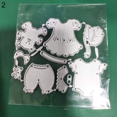 Metal Baby Clothing Design Dies for Card Making and Scrapbooking