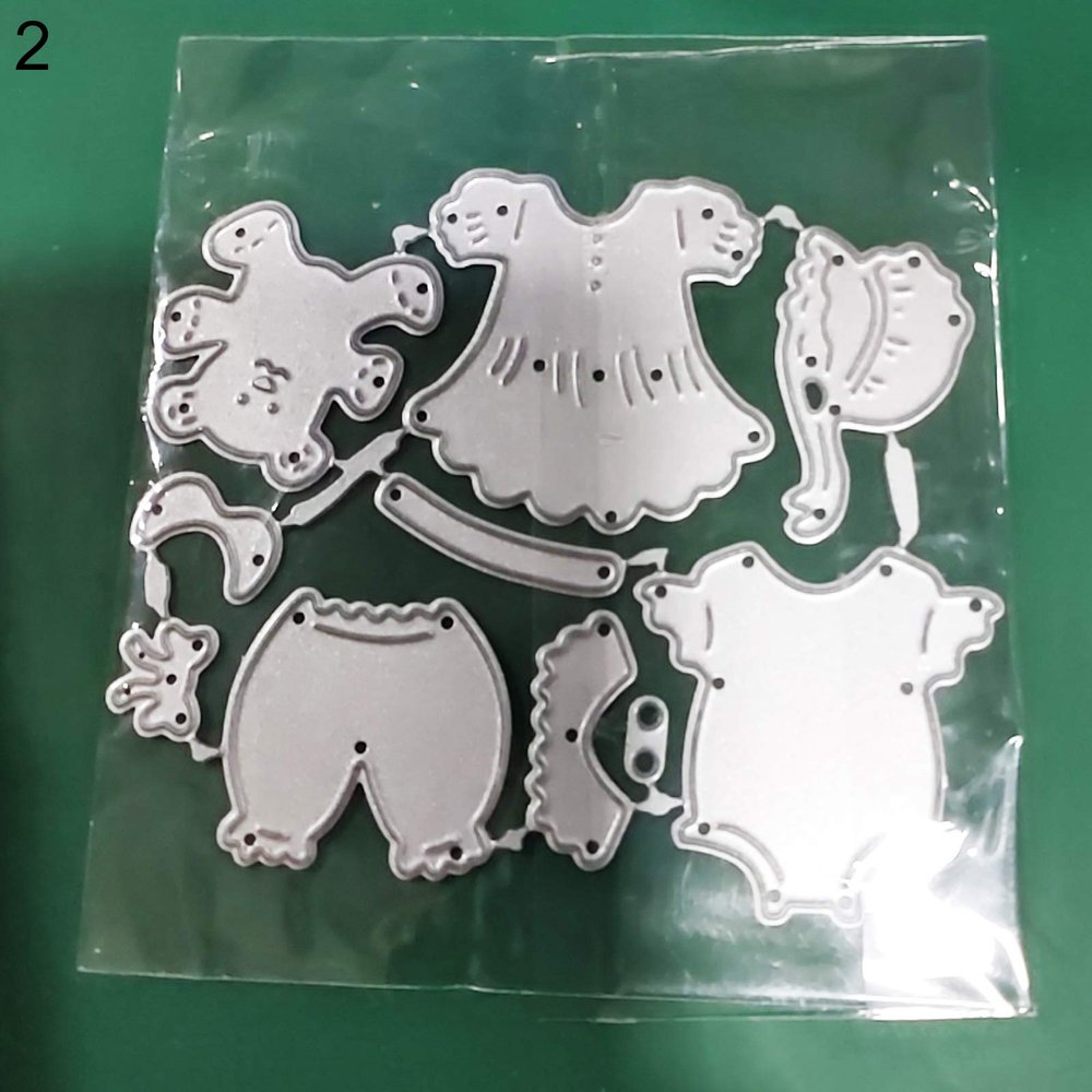 Metal Baby Clothing Design Dies for Card Making and Scrapbooking