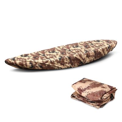 Universal Kayak Cover, Waterproof UV-Resistant Canoe/Boat Cover, Desert Camouflage, 5.5 m