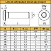 AGBERG M10 x 35 Button Head Socket Screws, Stainless Steel A2 (V2A), ISO 7380-1, 30 Pack view 2