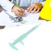 Plyisty 150 mm Vernier Caliper, Mini Plastic Caliper with Double Scale, Green view 2