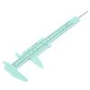 Plyisty 150 mm Vernier Caliper, Mini Plastic Caliper with Double Scale, Green view 4