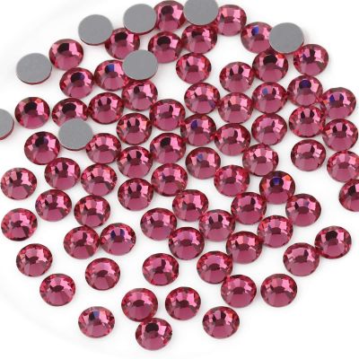 Beadsland Craft Rhinestones, Pink, SS3, 1,440 Pieces, 1.2–1.4 mm