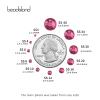 Beadsland Craft Rhinestones, Pink, SS3, 1,440 Pieces, 1.2–1.4 mm view 3