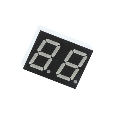 2x OPD-D5631YG-BW LED 7-Segment Display, 0.56 in, 2-Digit, Yellow-Green