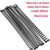 Jinchao Compression Spring, Y-Type, Black Manganese Steel, 1.6 × 10 × 305 mm view 2