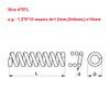 Jinchao Compression Spring, Y-Type, Black Manganese Steel, 1.6 × 10 × 305 mm view 3
